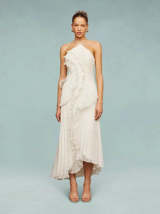 Olaya Ruffled Maxi Dress