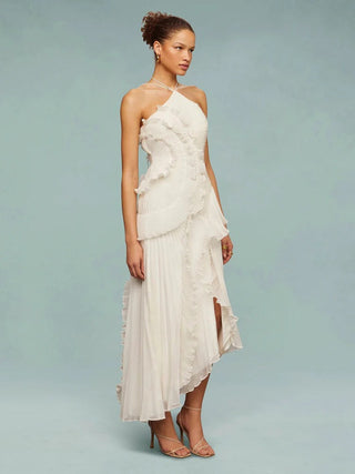 Olaya Ruffled Maxi Dress