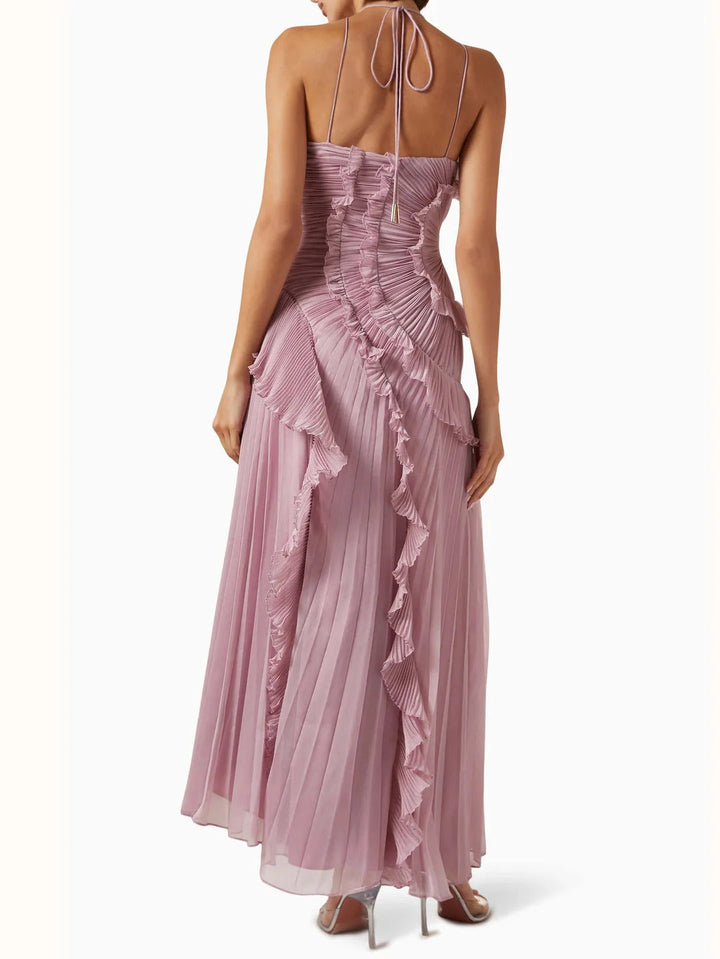 Olaya Ruffled Maxi Dress