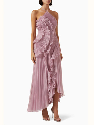 Olaya Ruffled Maxi Dress