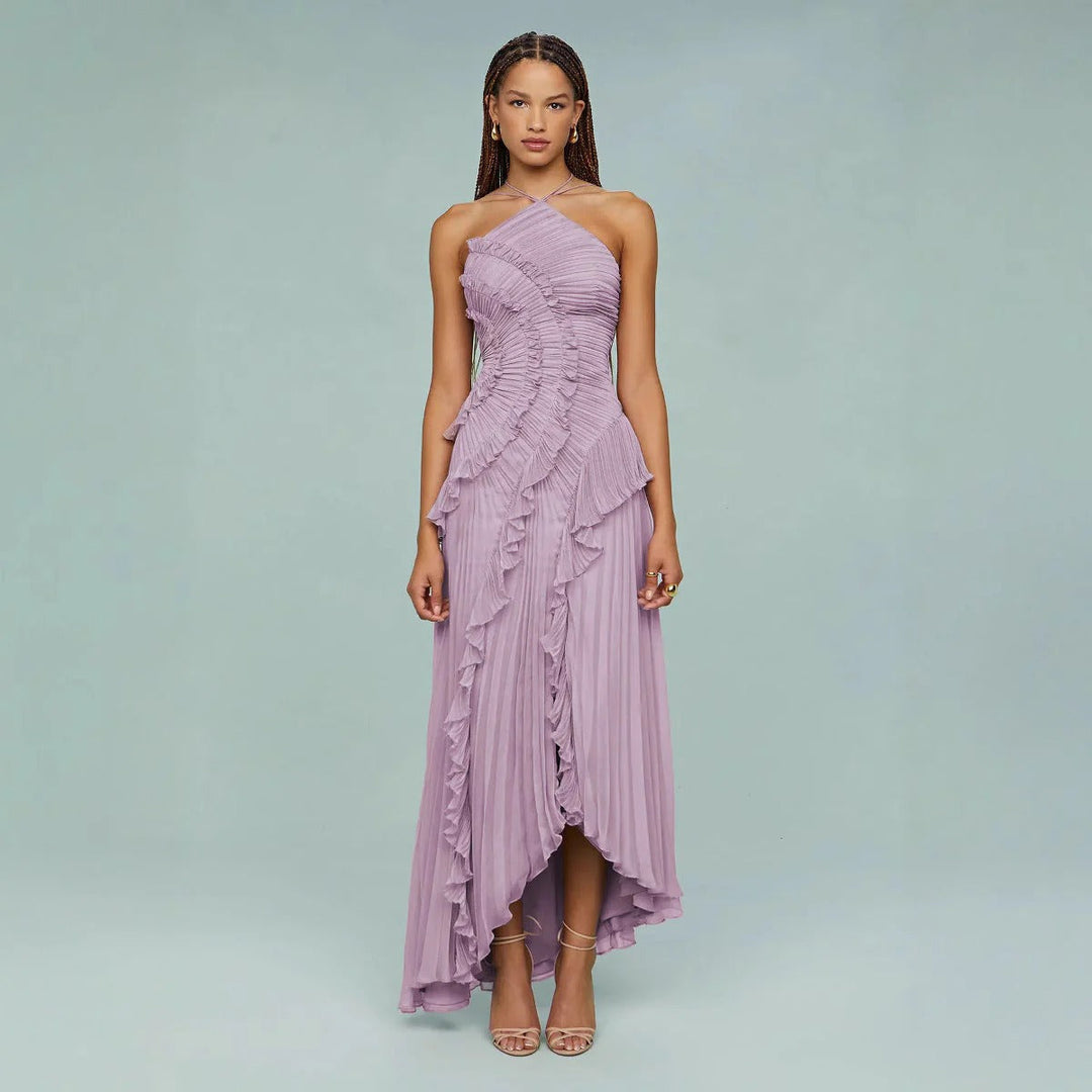 Olaya Ruffled Maxi Dress