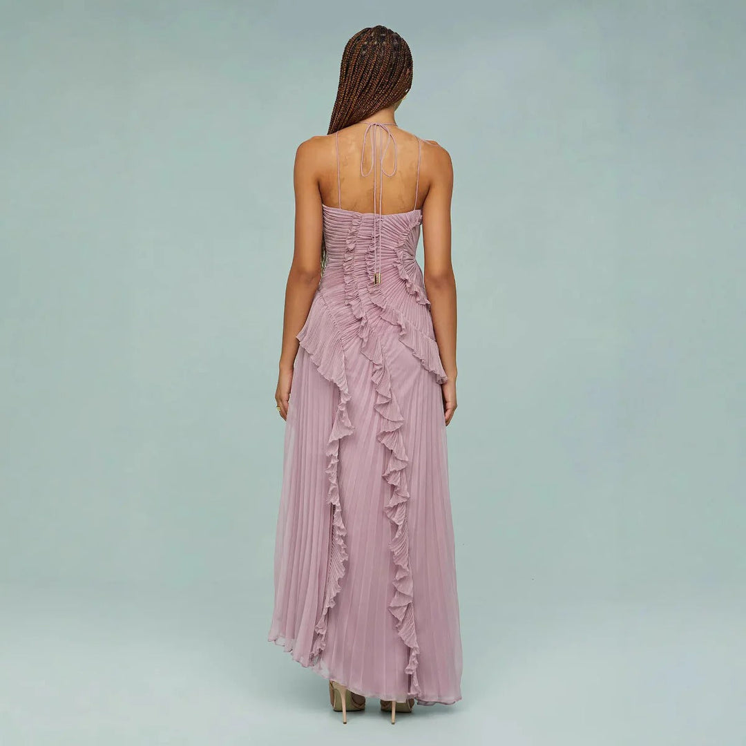 Olaya Ruffled Maxi Dress