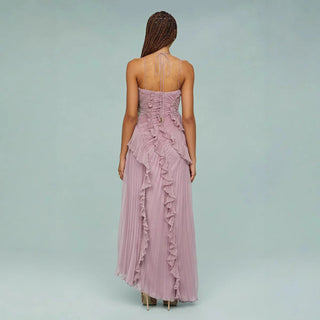 Olaya Ruffled Maxi Dress