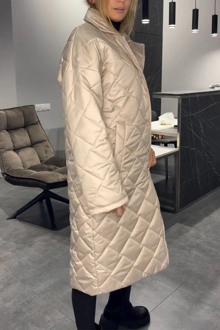 Susan Quilted Long Coat