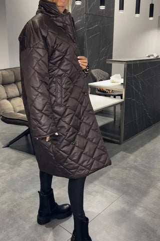Susan Quilted Long Coat