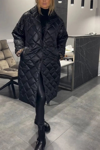 Susan Quilted Long Coat