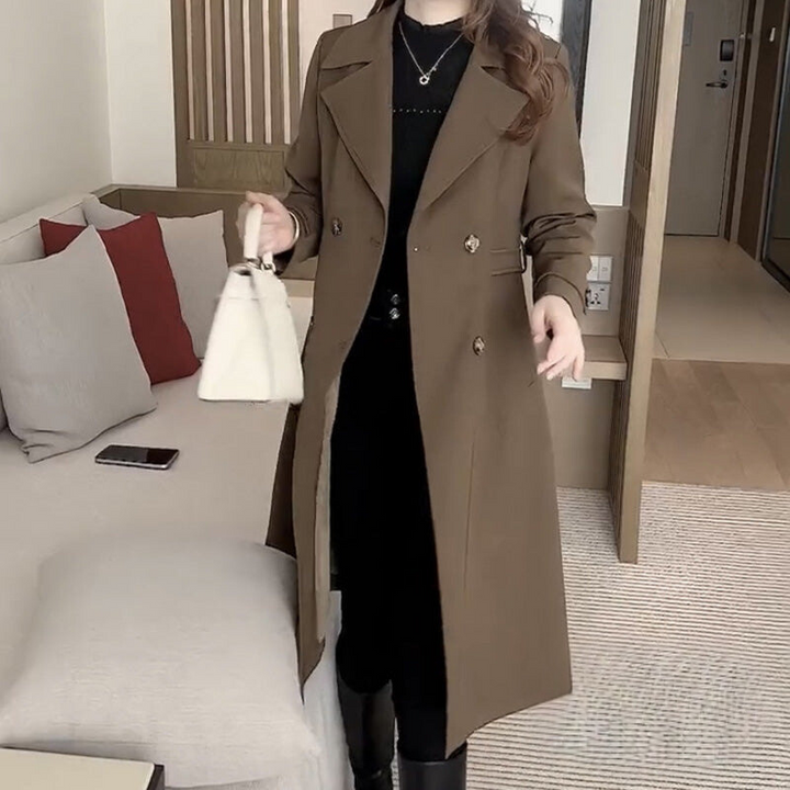 Kolette Tailored Winter Trench Coat