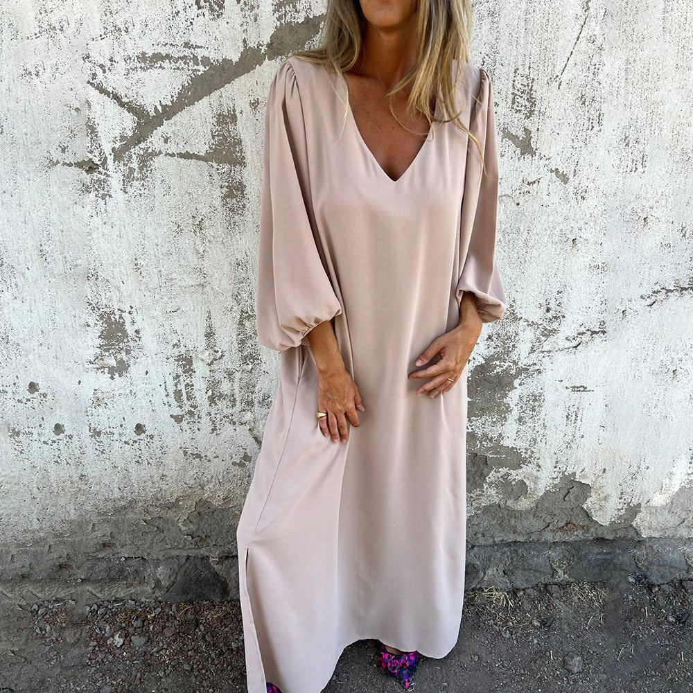Robe longue Deandra bohème avec poches