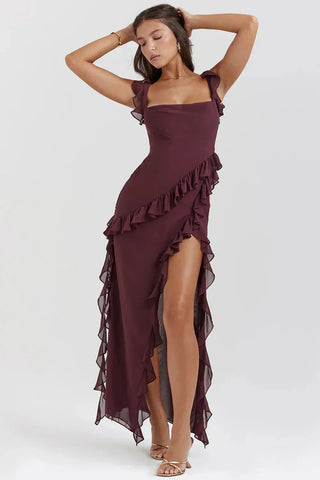 Lara Stylish Slit Maxi Dress