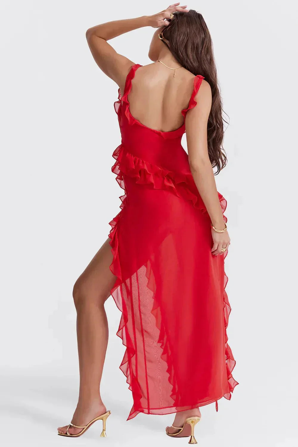 Lara Stylish Slit Maxi Dress
