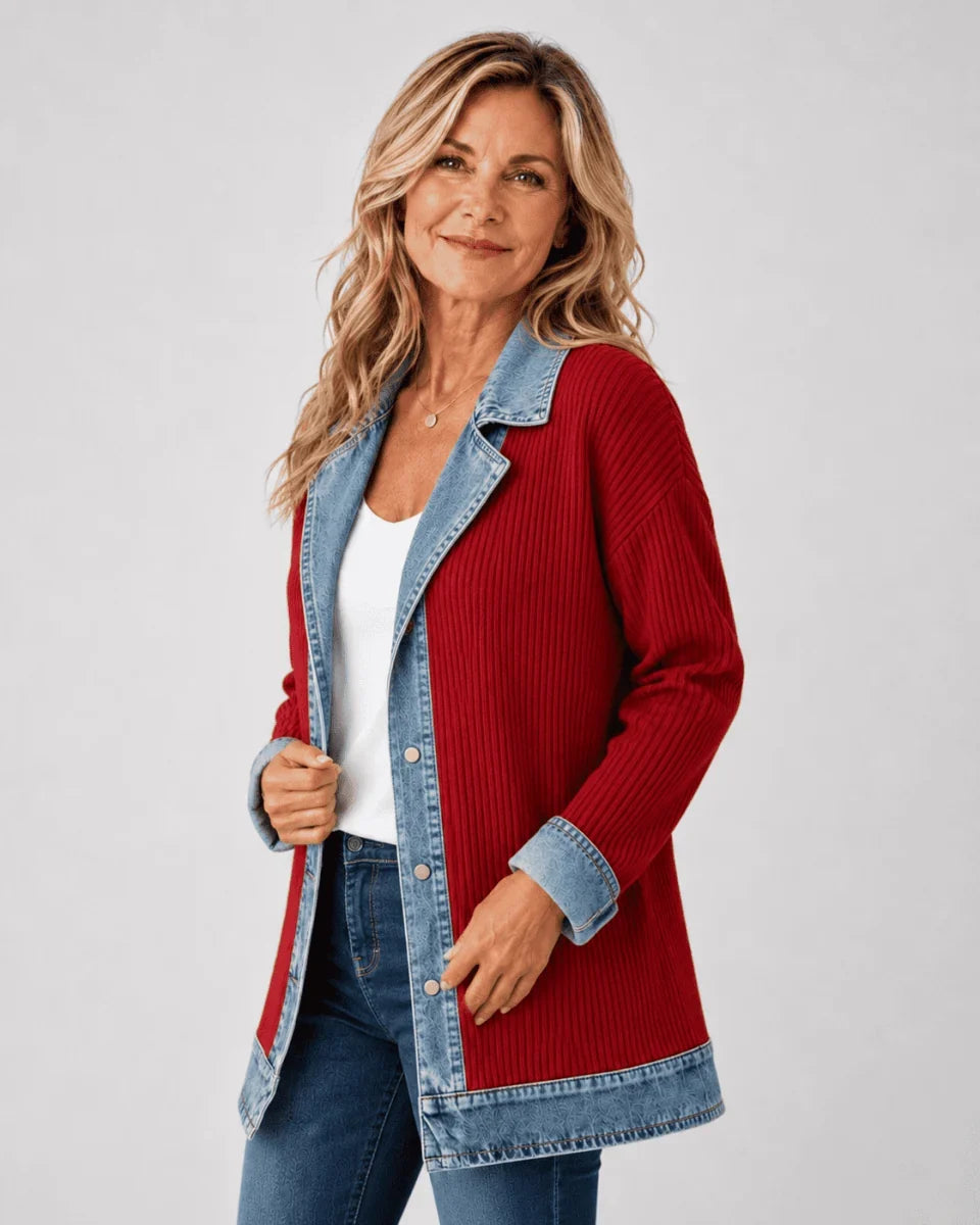 Iona Relaxed Denim-Style Jacket