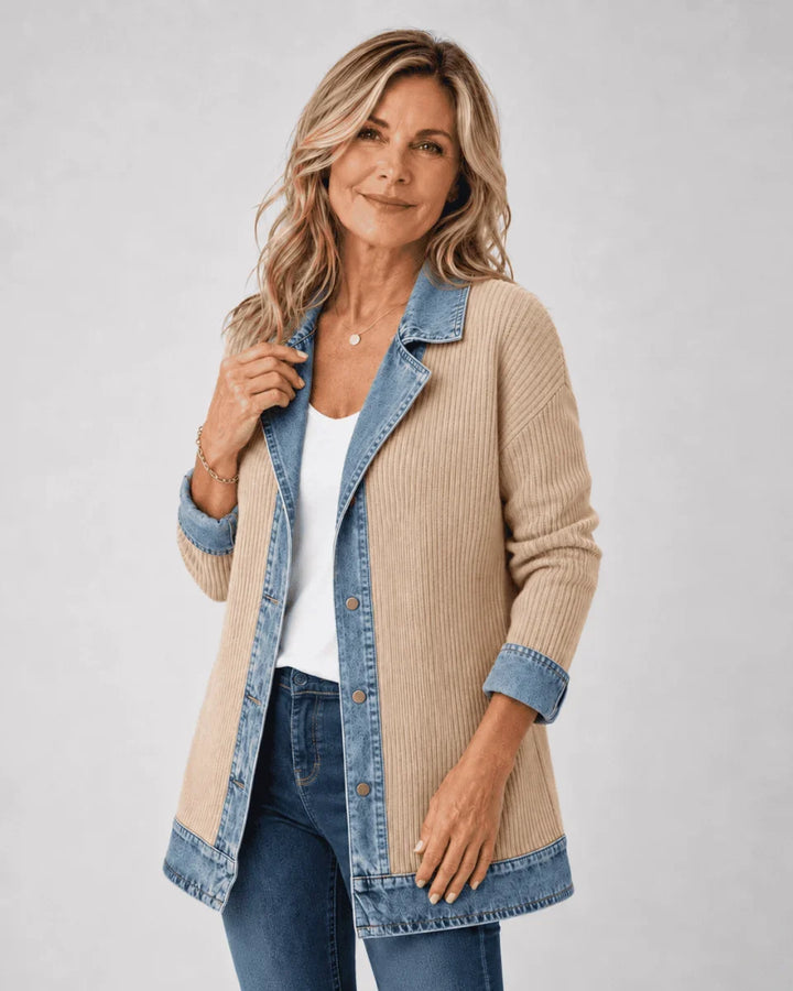 Iona Relaxed Denim-Style Jacket