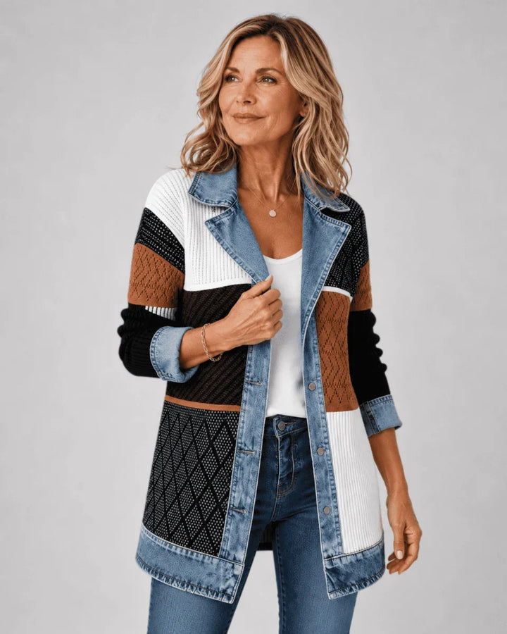 Iona Relaxed Denim-Style Jacket