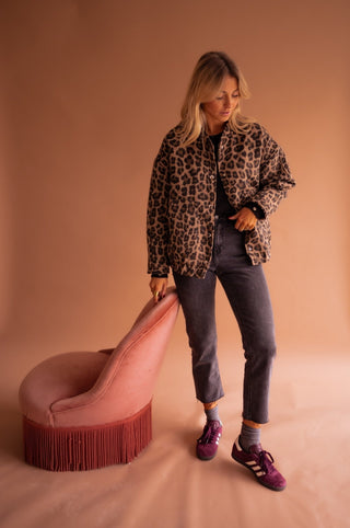 Veste à imprimé léopard Charlene
