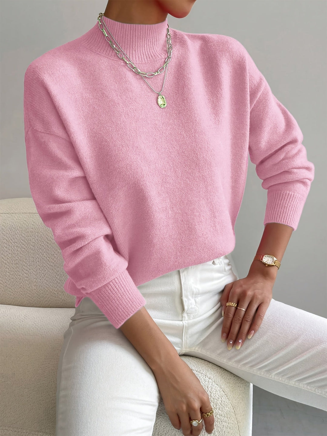 Yvonne High Collar Sweater