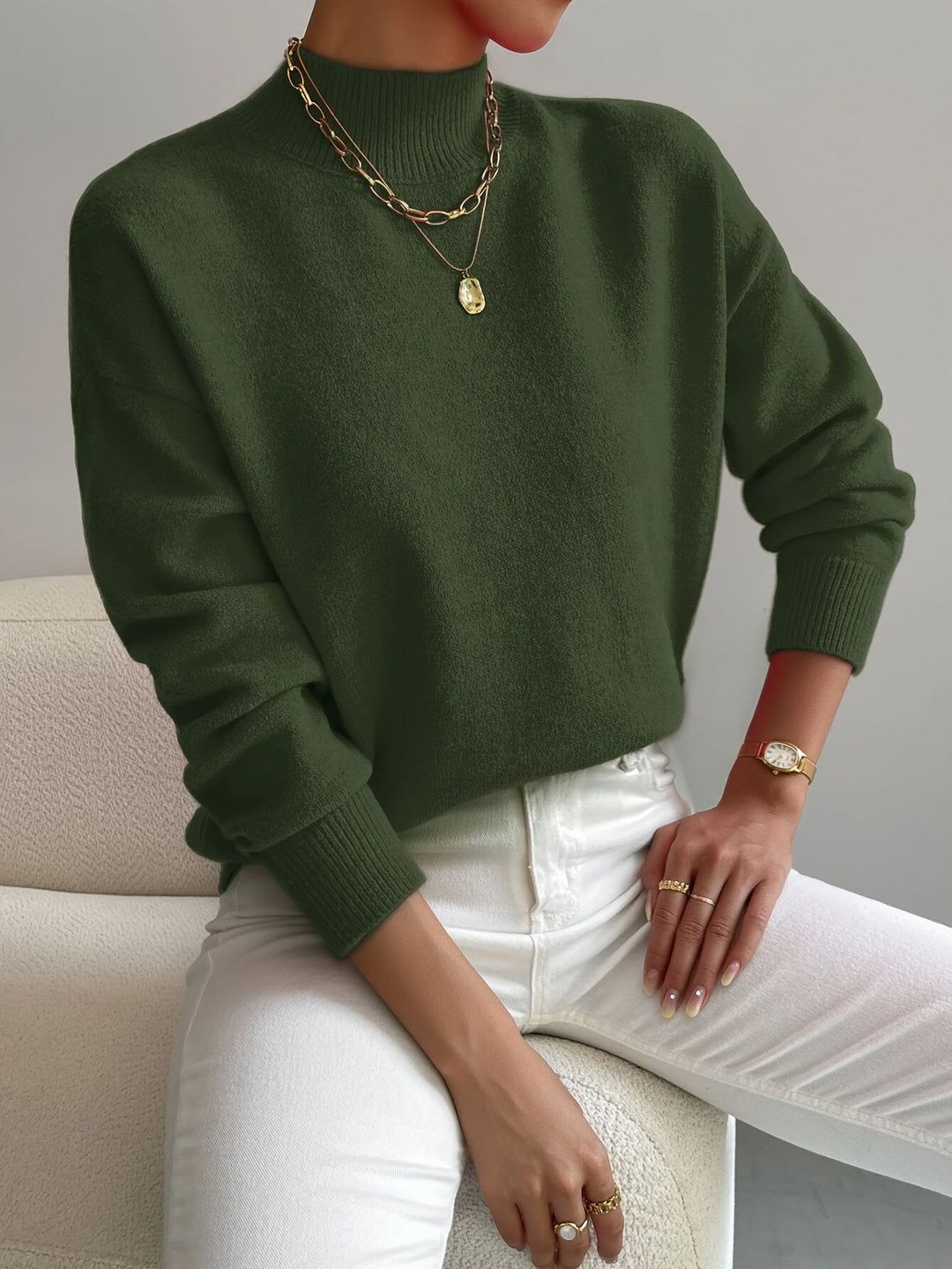 Yvonne High Collar Sweater
