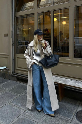 Mina Belted Trench Coat