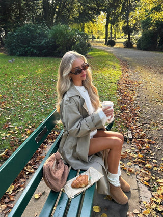 Mina Belted Trench Coat