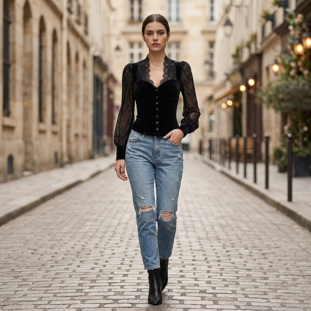 Montaigne Evening Blouse