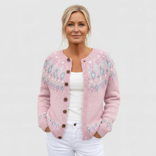 Elva Printed Loose Cardigan