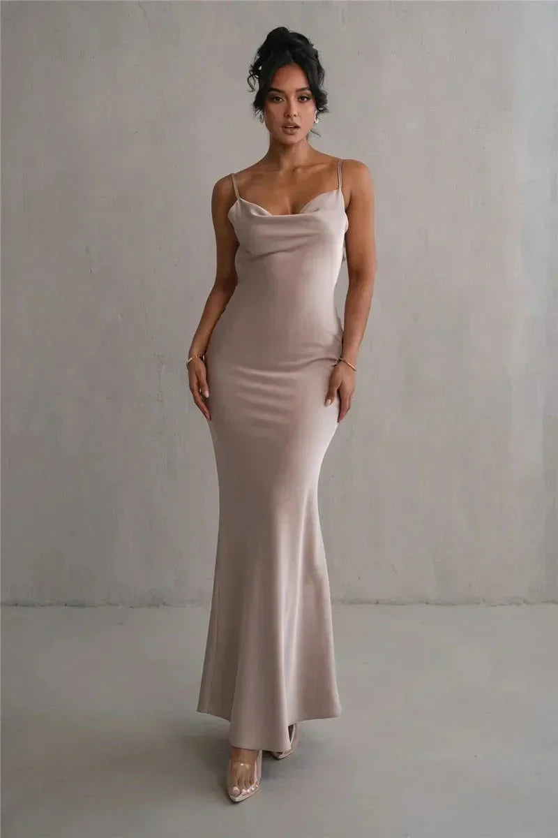 Nina Luxe Ruffled Party Dress