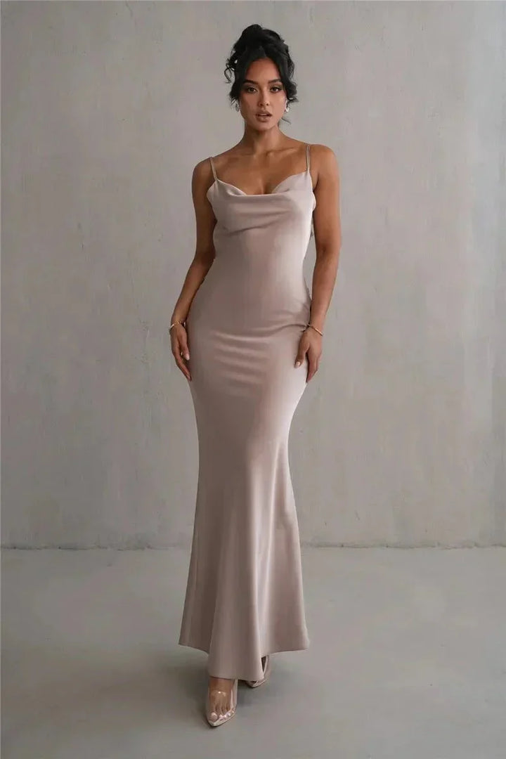 Nina Luxe Ruffled Party Dress