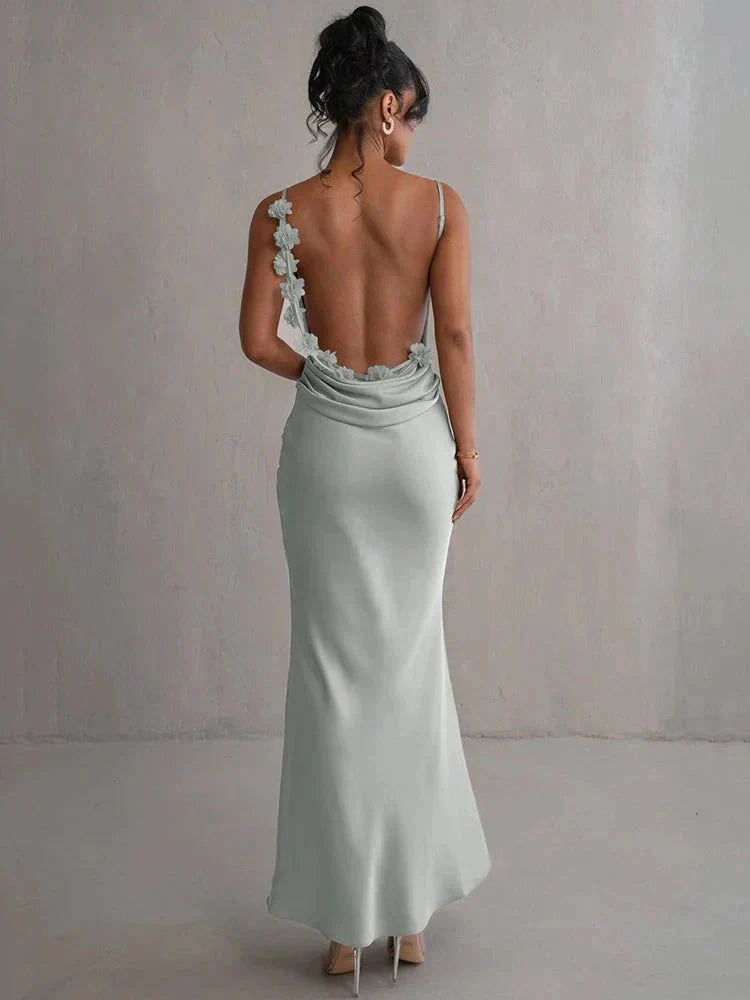 Nina Luxe Ruffled Party Dress