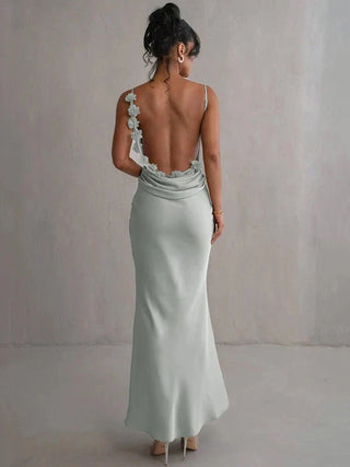 Nina Luxe Ruffled Party Dress