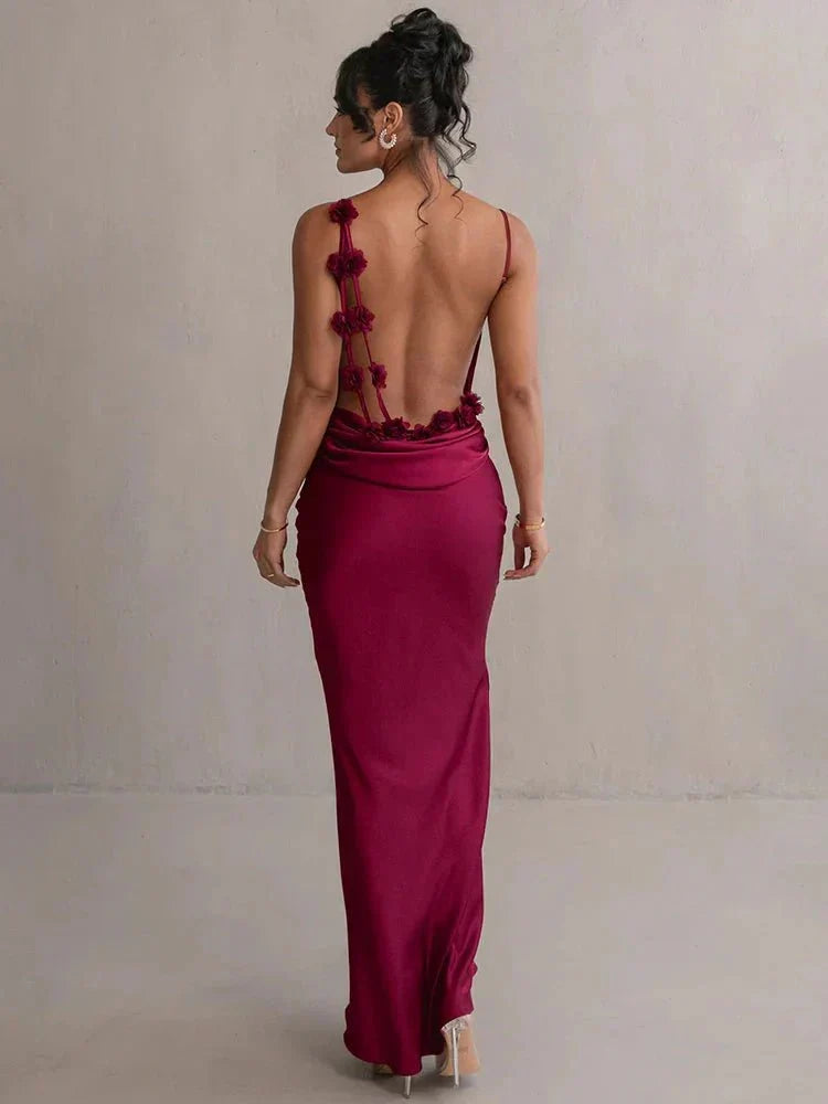 Nina Luxe Ruffled Party Dress