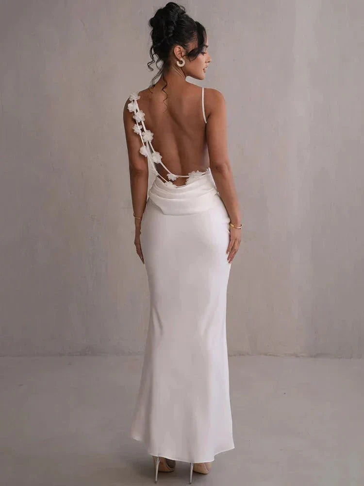 Nina Luxe Ruffled Party Dress