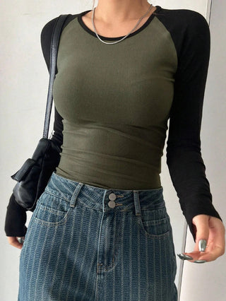 Odesa Color Block Raglan Tee