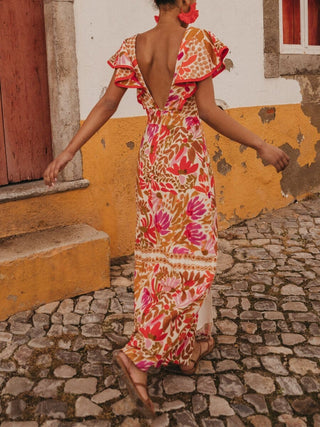 Bianca Colorful Maxi Dress