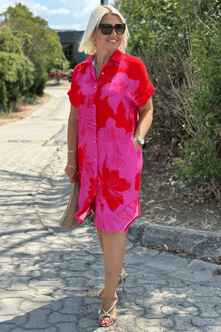 Naomi Floral Print Dress