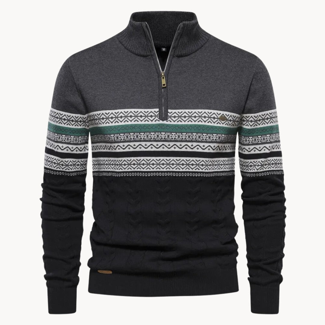 Chandail demi-zippé Reggio
