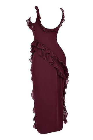 Dalia Ruffled Maxi Dress