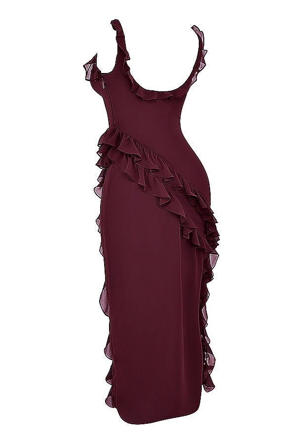 Dalia Ruffled Maxi Dress