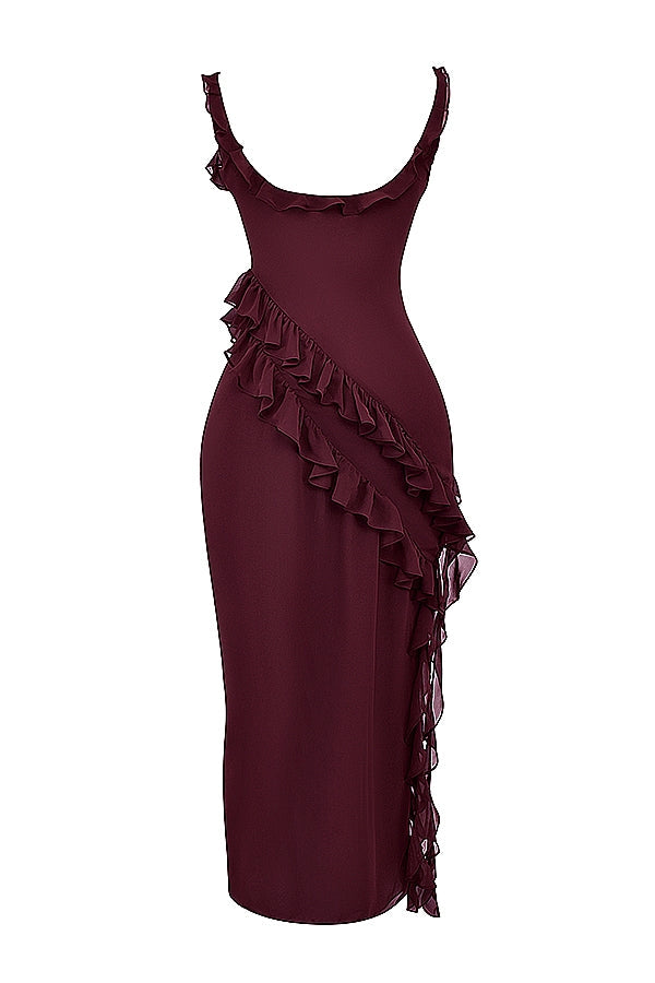Dalia Ruffled Maxi Dress