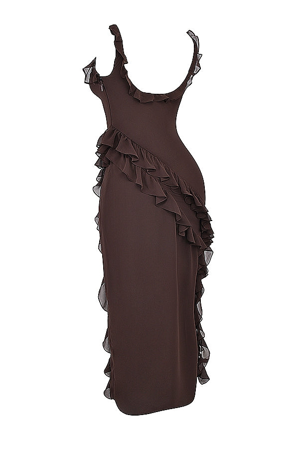 Dalia Ruffled Maxi Dress