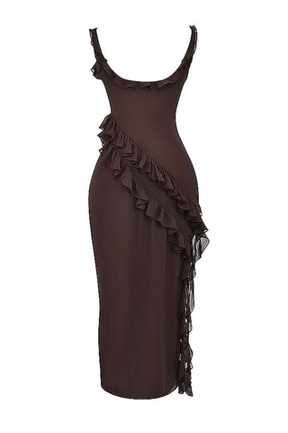 Dalia Ruffled Maxi Dress