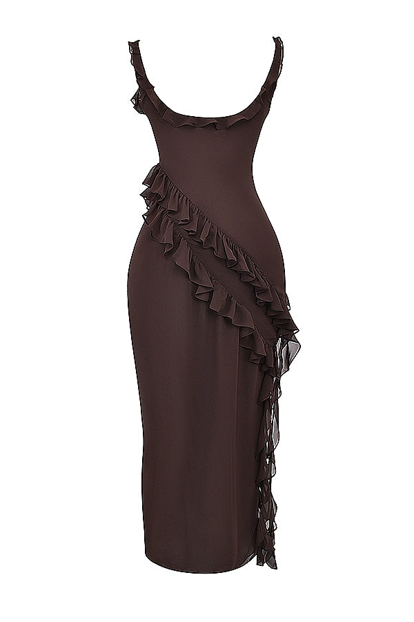Dalia Ruffled Maxi Dress