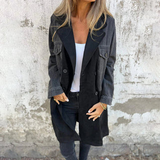 Sophie Mid-Length Stitch Detail Trench Coat