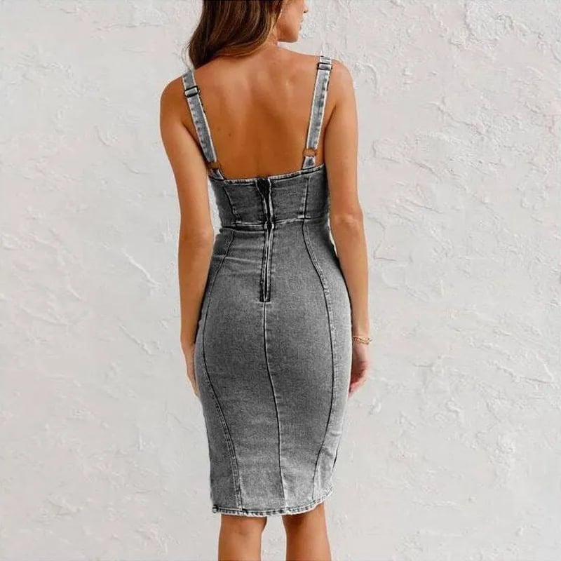 Mona Slip Dress with Slit