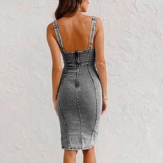 Mona Slip Dress with Slit