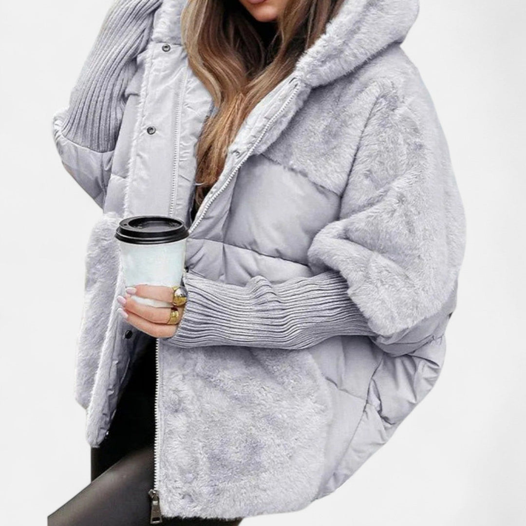Juno Oversized Patchwork Puffer Jacket
