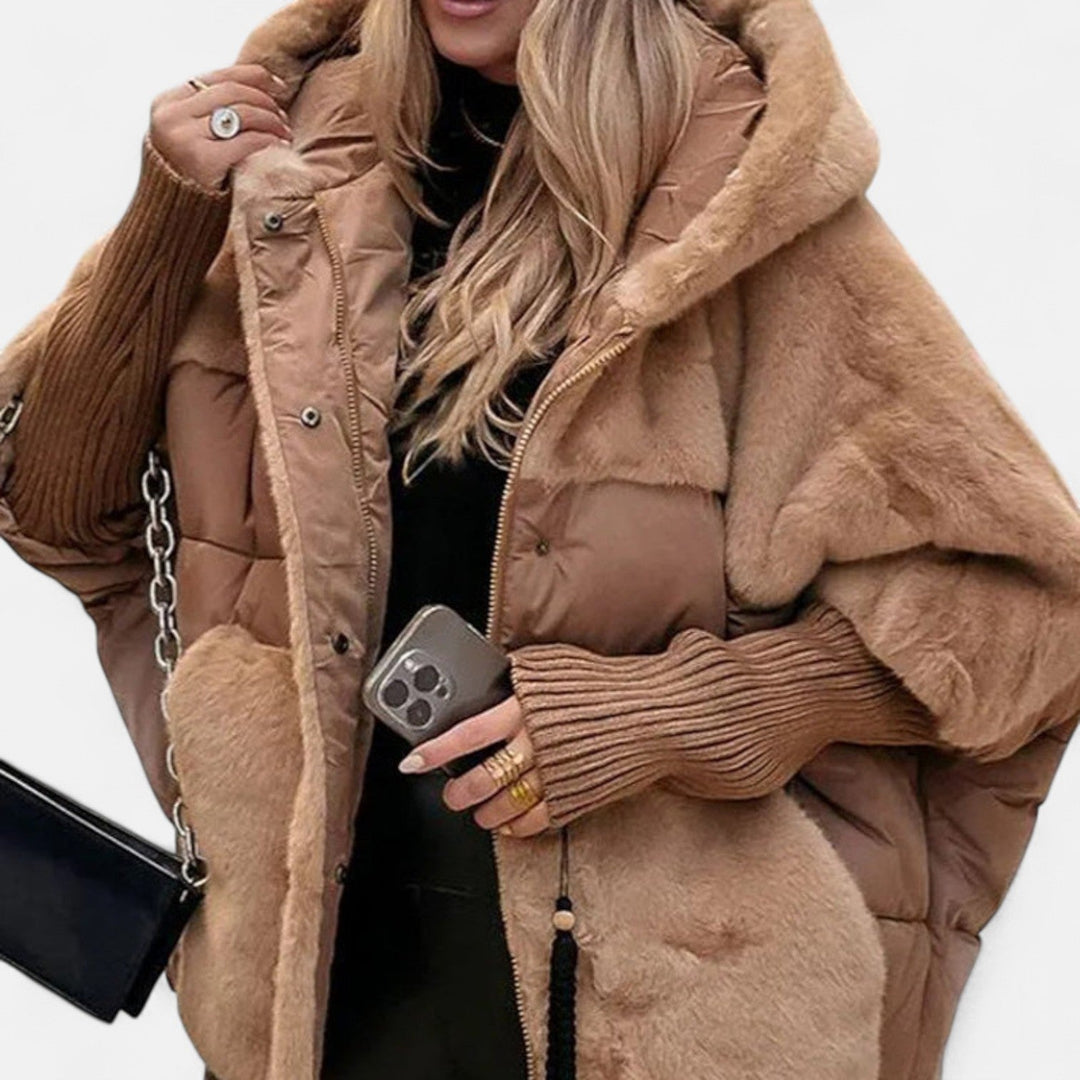 Juno Oversized Patchwork Puffer Jacket