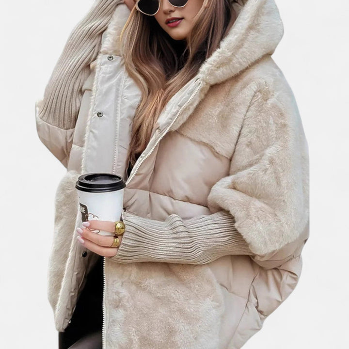 Juno Oversized Patchwork Puffer Jacket