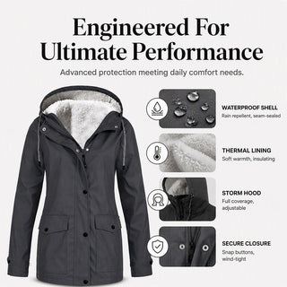 Leni Lined Hooded Jacket