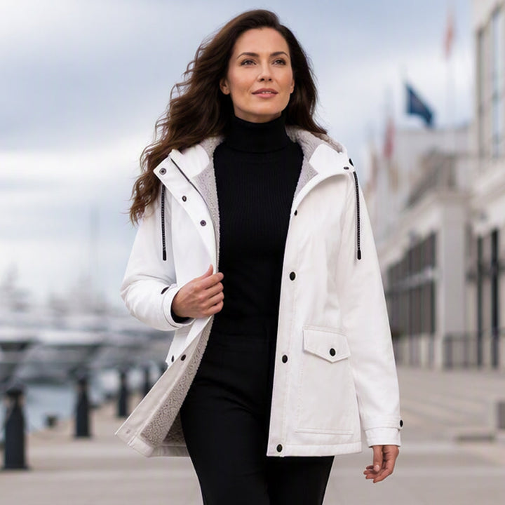 Leni Lined Hooded Jacket