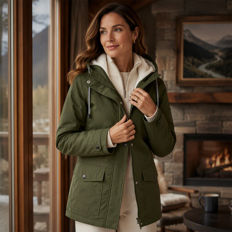 Leni Lined Hooded Jacket