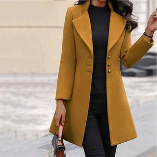 Clara Belted Button Trench Coat